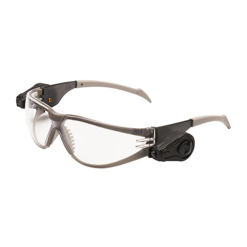Lunettes de sécurité 3M™ LED Light Vision™, revêtement anti-rayures/antibuée, lentille transparente, 11356-00000, 20 par paquet | Paquet (1 pièce)