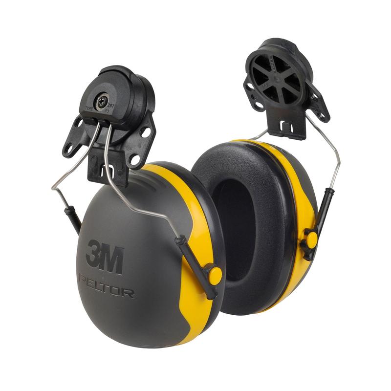 Cuffie antirumore 3M™ PELTOR™, gialle, attacco per casco, X2P3 | Confezione (1 pezzo)