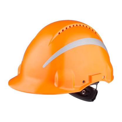 Casque de sécurité 3M™ G3000NUV-R – ventilé, réfléchissant, Uvicator
