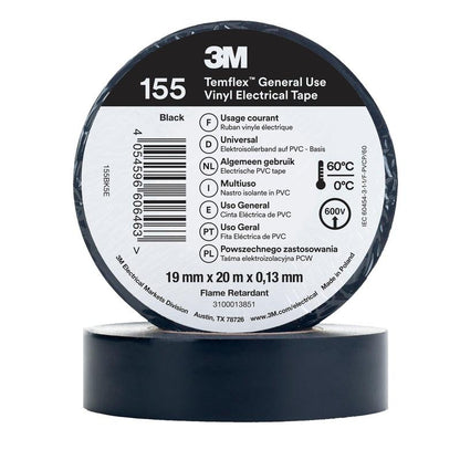 3M™ Temflex™ Vinyl-Isolierband 155 - 19 mm x 20 m