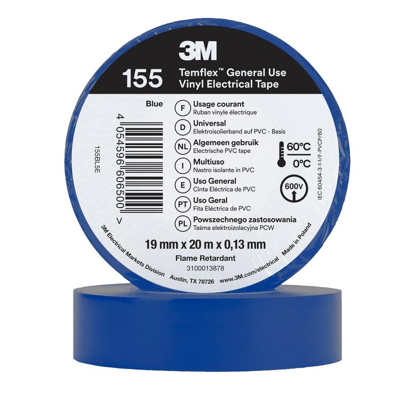 3M™ Temflex™ Vinyl-Isolierband 155 - 19 mm x 20 m