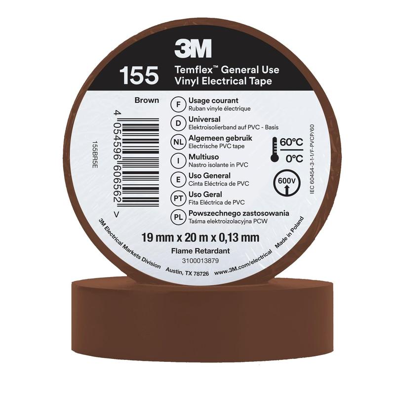 3M™ Temflex™ Vinyl-Isolierband 155 - 19 mm x 20 m