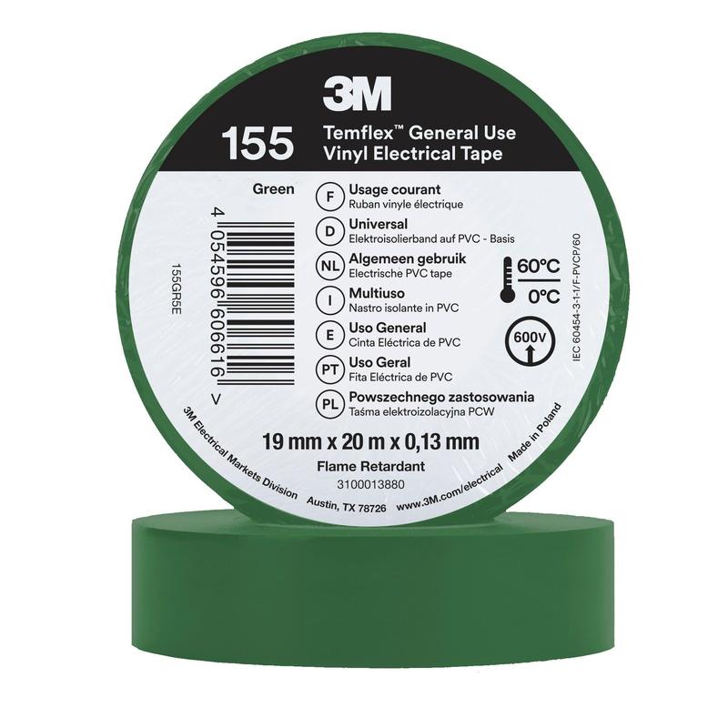 3M™ Temflex™ Vinyl-Isolierband 155 - 19 mm x 20 m