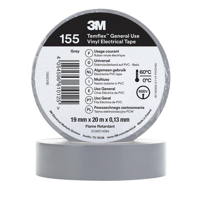 3M™ Temflex™ Vinyl-Isolierband 155 - 19 mm x 20 m