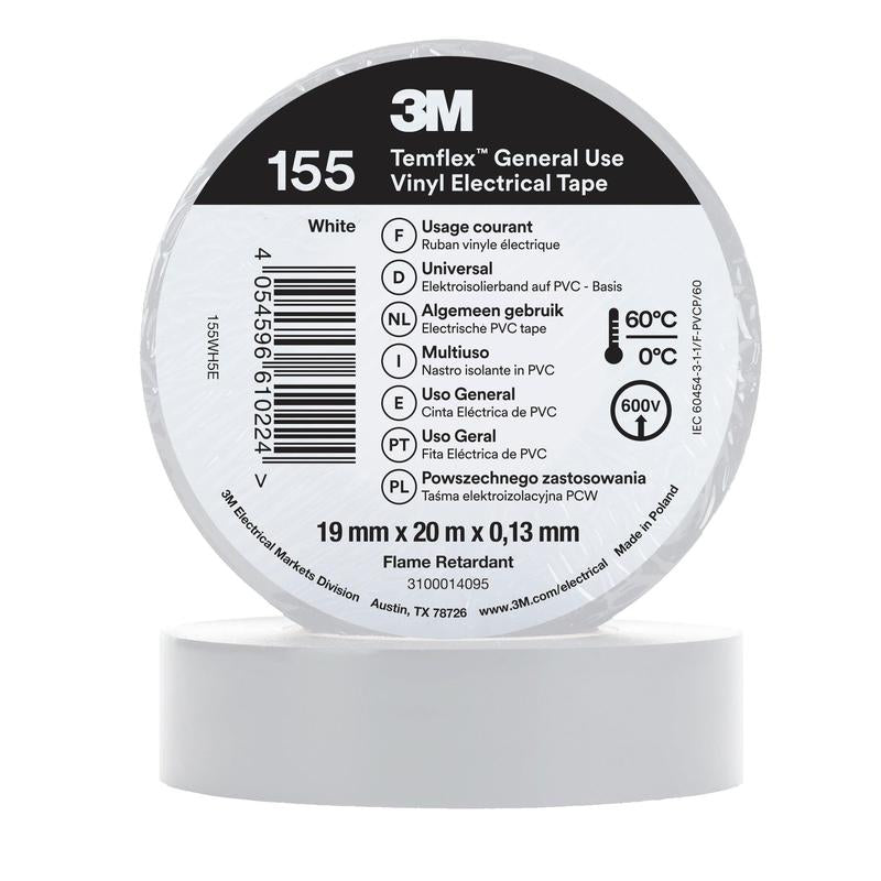 3M™ Temflex™ Vinyl-Isolierband 155 - 19 mm x 20 m