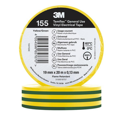 3M™ Temflex™ Vinyl-Isolierband 155 - 19 mm x 20 m
