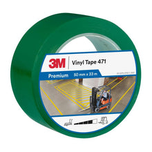 Ruban PVC souple 3M™ 471, vert, 50 mm x 33 m, 0,14 mm, emballé individuellement | Paquet (1 rouleau)