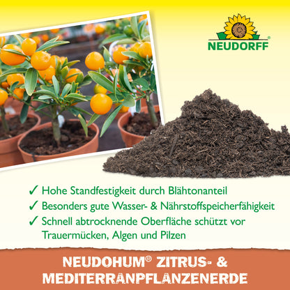 NeudoHum Terreno per agrumi e piante mediterranee