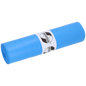 Eine Rolle DEISS 40104 Müllsäcke von EMIL DEISS KG, 630x800x0,023 mm, blau, Rolle mit 50 Stück. Weißes Etikett zeigt "UNIVERSAL" und Schwarz-Weiß-Logo. Praktisch als Abfallsäcke für vielseitige Entsorgung.