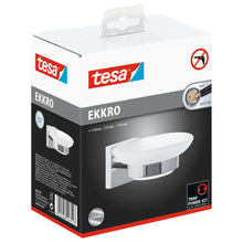 tesa EKKRO soap dish Seifenschale, chromed metal, self-adhesive