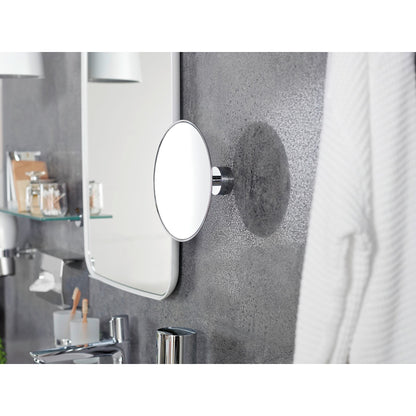 tesa VISIOON Kosmetikspiegel Kugelgelenk, selbstklebend, verchromtem Messing – Anwendung
