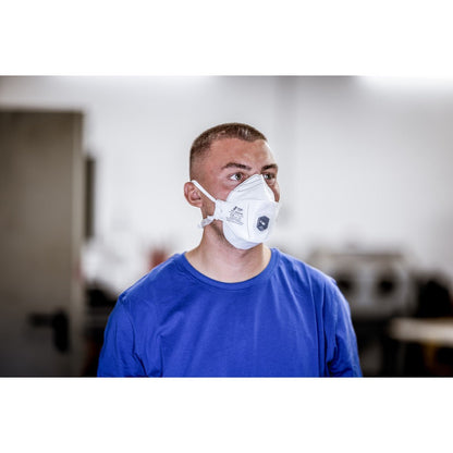 NITRAS SAFE AIR PRO, Atemschutzmaske, weiß, EN 149, Box à 15 Stück Premium-Qualität | Packung (15 Stück)