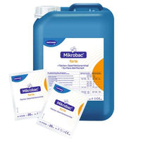 Hartmann Mikrobac forte Flächendesinfektionsmittel 250x20 ml | Karton (250 Beutel)
