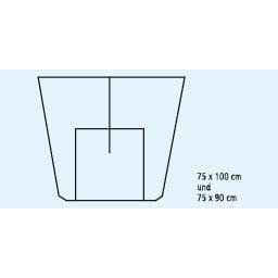 Hartmann Foliodrape Protect Turbantuch 100x65 / 90x75 cm | Packung (22 Stück)