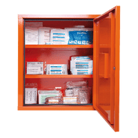 Verbandschrank EUROSAFE orange Füllung Standard DIN 13169