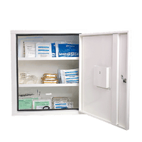Armoire à pharmacie EUROSAFE blanche, contenu standard selon la norme DIN 13169