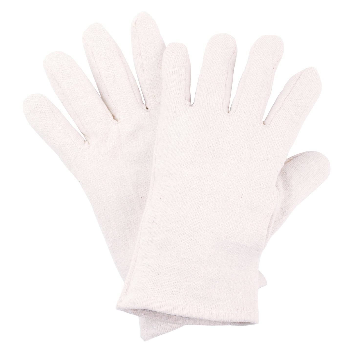 NITRAS Baumwoll-Jersey-Handschuhe, naturfarben Baumwoll-Jersey | Packung (12 Paare)
