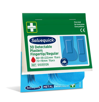 Fingertip/standard blue, 30 per refill | Pack (30 pieces)