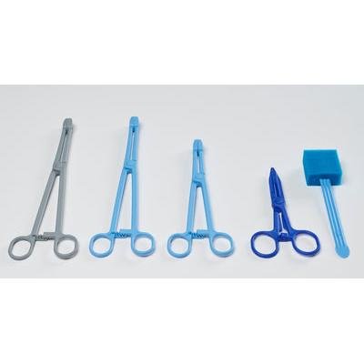 Hartmann Stick Holder Forceps 24 cm blau chirurgisches Instrument | Packung (66 Stück)