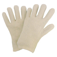Gants en jersey de coton NITRAS, jersey de coton couleur naturelle, taille 10 | Lot de 12 paires