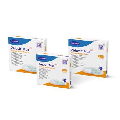 Hartmann Zetuvit Plus Bordo in Silicone 8x8cm P10 | Confezione (10 pezzi)