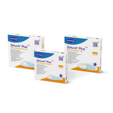 Hartmann Zetuvit Plus Bordure Silicone 8x8cm P10 | Paquet (10 pièces)