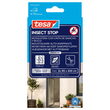 tesa INSECT STOP Klett Fliegengitter Premium für Türen weiß, 65 x 220 cm