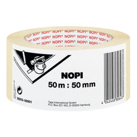 tesa NOPI Malerkrepp Malerband, chamois 50 m x 50 mm