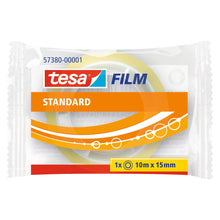 Tesafilm Standard, transparent, en emballage Flowpack, 10 m x 15 mm