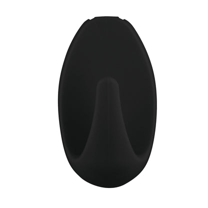 tesa Powerstrips Haken Small Oval schwarz