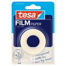 tesafilm PAPER, trasparente, in confezione blister, 33 m x 19 mm