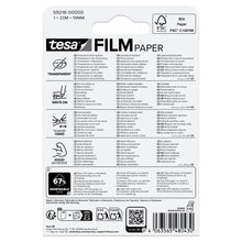 tesafilm PAPER, trasparente, in confezione blister, 33 m x 19 mm