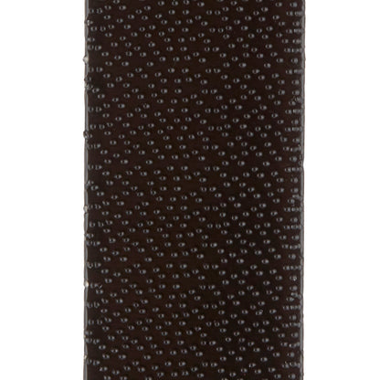 Eine Nahaufnahme eines schwarzen Command™ Bilder-Montagestreifens 17206BLK (Größe L, 4 Sets, 7,2 kg) von 3M Deutschland GmbH zeigt sein strukturiertes Punktmuster. Ideal für die Montage von Bildern ohne Bohren.