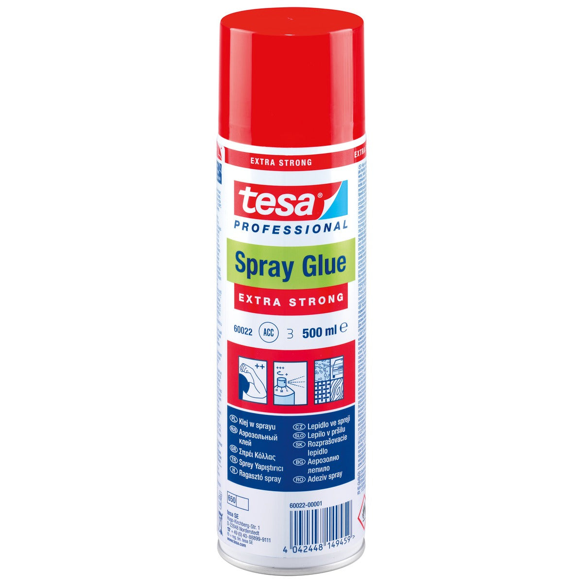 tesa Sprühkleber EXTRA STARK, 500 ml
