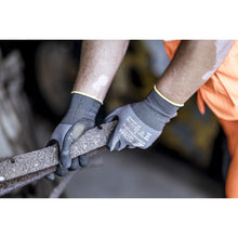 NITRAS ESD 3D CUT D, Schnittschutzhandschuhe, grau / schwarz