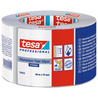 tesa Professional 63652 ALU-Band Extra Stark, silber-grau 50 m x 75 mm