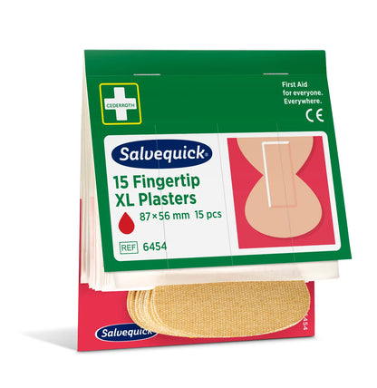 Xl fingertip textilpflaster, 15 stück/mine  | Packung (15 Stück)