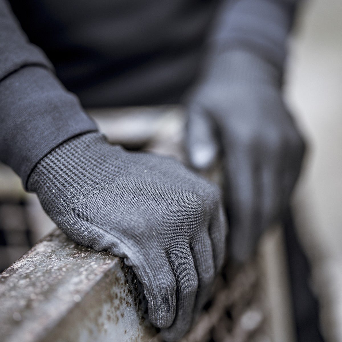 NITRAS CUT F, cut protection gloves, black