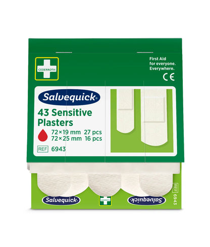 Sensitive Bandages, 43-count refill (non-woven) | Package (43 pieces)