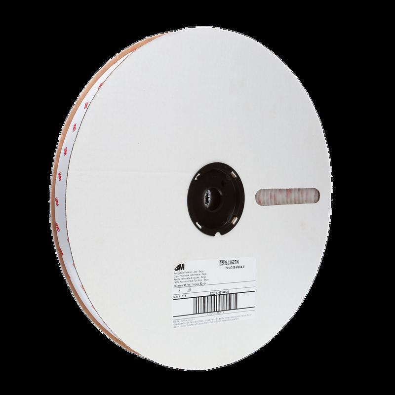 3M™ Loop Tape SJ3527N Black - Removable Velcro fasteners