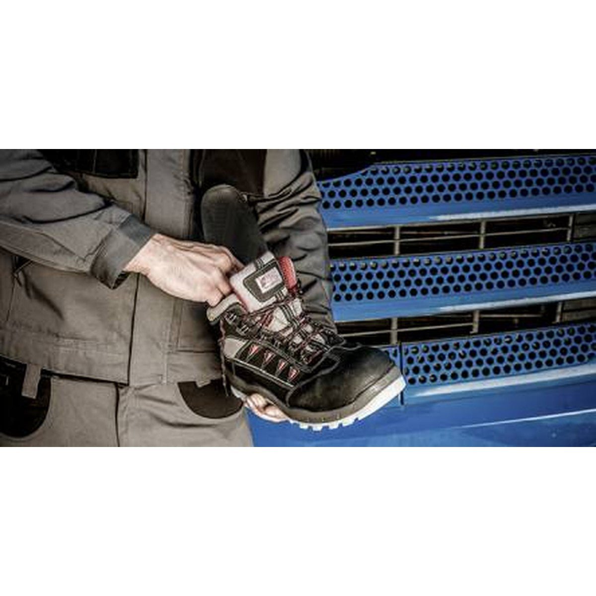 NITRAS COMFORT STEP, solette, nero / rosso