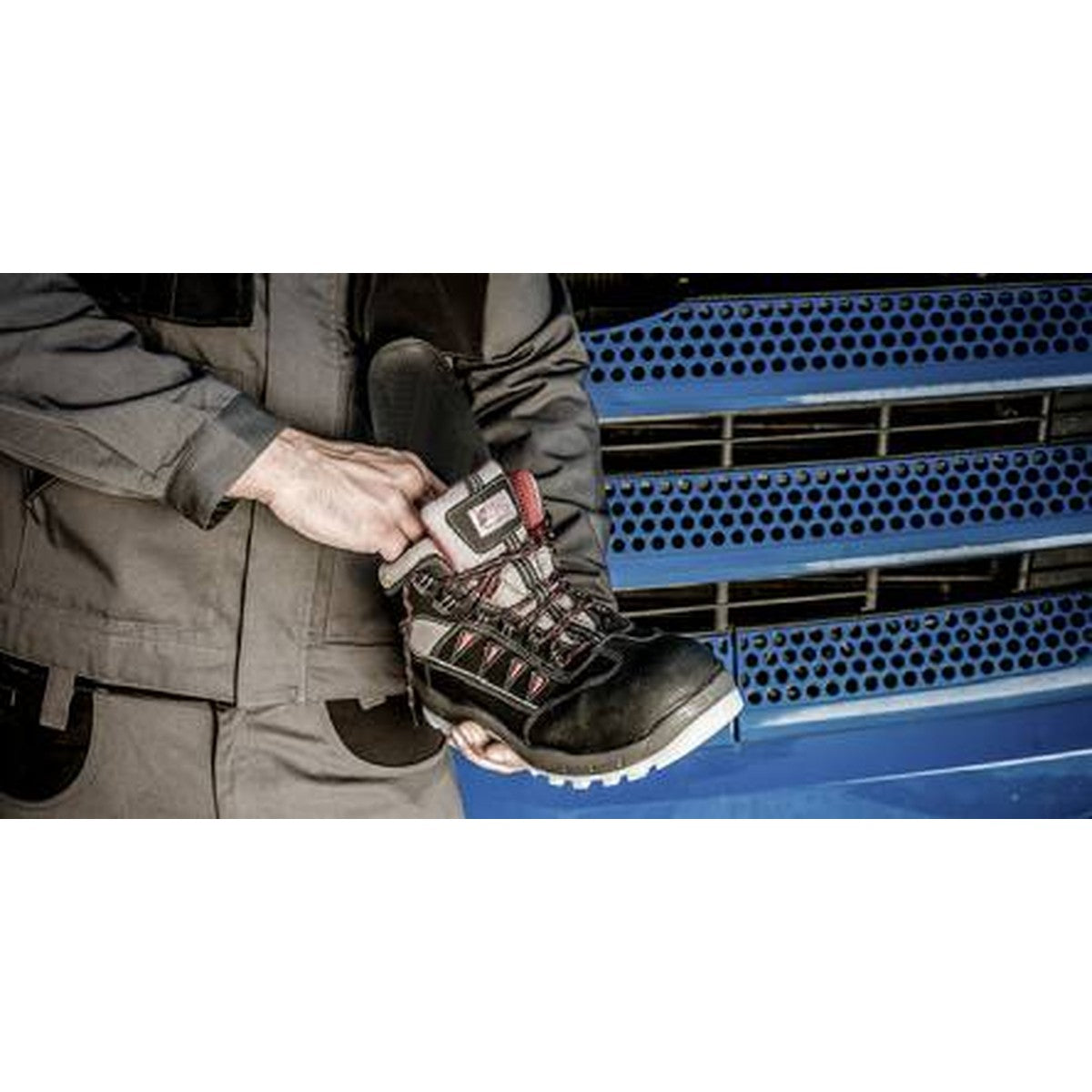 NITRAS ERGO STEP HIGH, semi-orthopedic insole, black / yellow