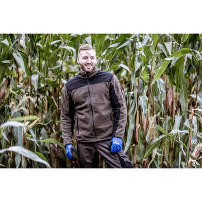 NITRAS MOTION TEX PLUS, veste polaire, marron / noir