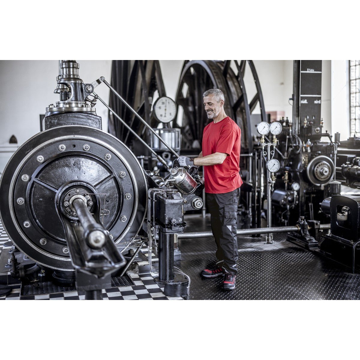 NITRAS MOTION TEX PLUS, pantaloni da lavoro, lunghi, neri