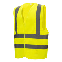 Gilet alta visibilità NITRAS, giallo neon, EN ISO 13688, EN ISO 20471 Poliestere: 100% | Confezione (1 pezzo)
