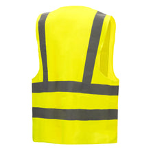 Gilet alta visibilità NITRAS, giallo neon, EN ISO 13688, EN ISO 20471 Poliestere: 100% | Confezione (1 pezzo)
