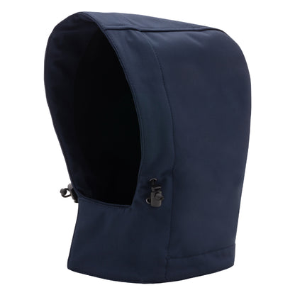 Capuche amovible NITRAS, bleu marine, polyester OEKO-TEX : 94% ; Élasthanne : 6% | Paquet (1 pièce)