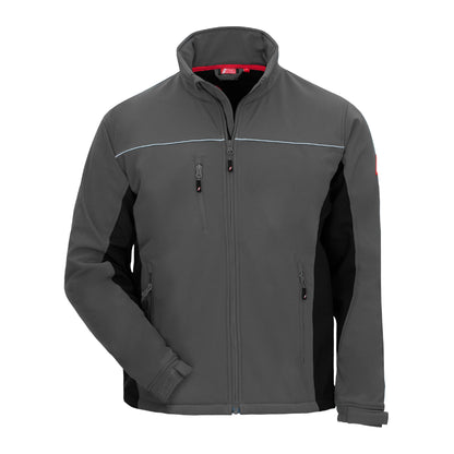 NITRAS MOTION TEX LIGHT, Softshelljacke, grau / schwarz