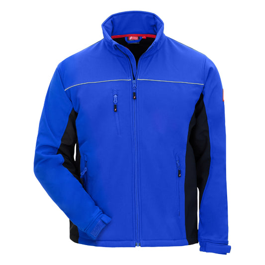 NITRAS MOTION TEX LIGHT, giacca softshell, blu royal / nero
