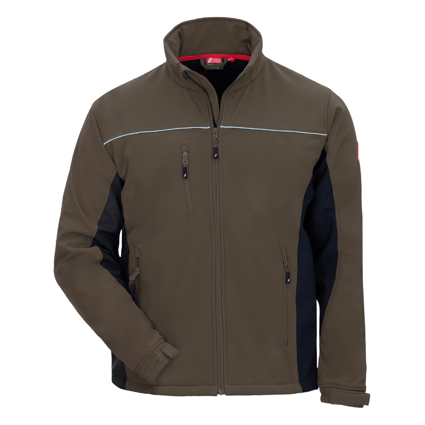 NITRAS MOTION TEX LIGHT, Softshelljacke, braun / schwarz